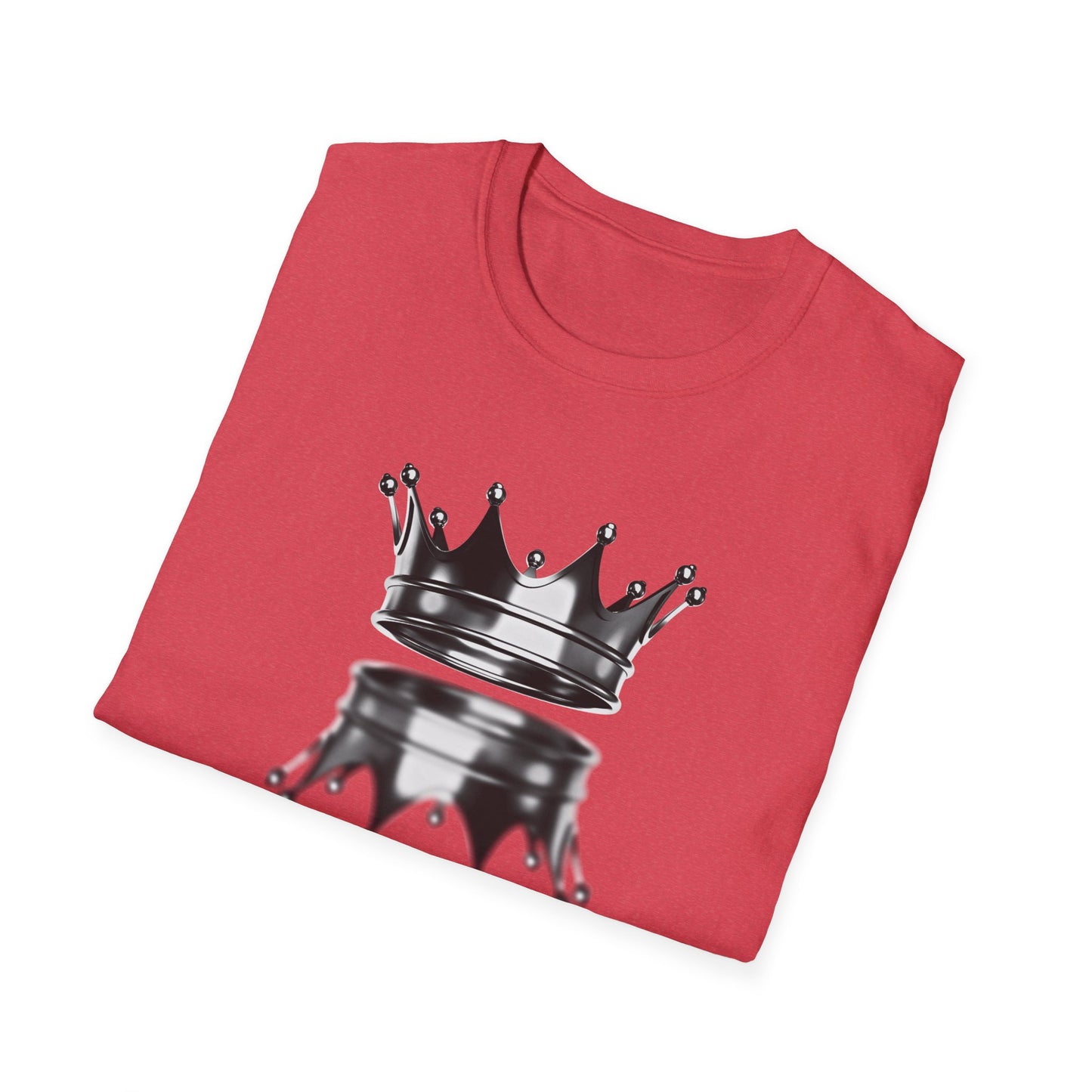 Empowering Crown T-Shirt - Unisex Softstyle Tee with Inspirational Quote