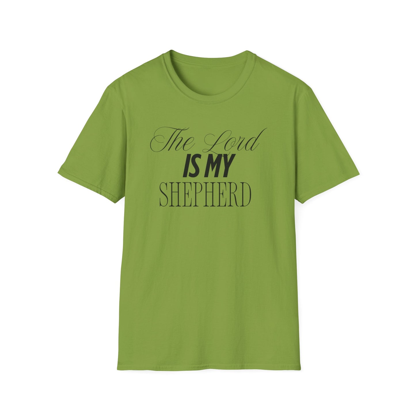 The Lord Is My Shepherd Unisex Softstyle T-Shirt - Faith-Inspired Apparel