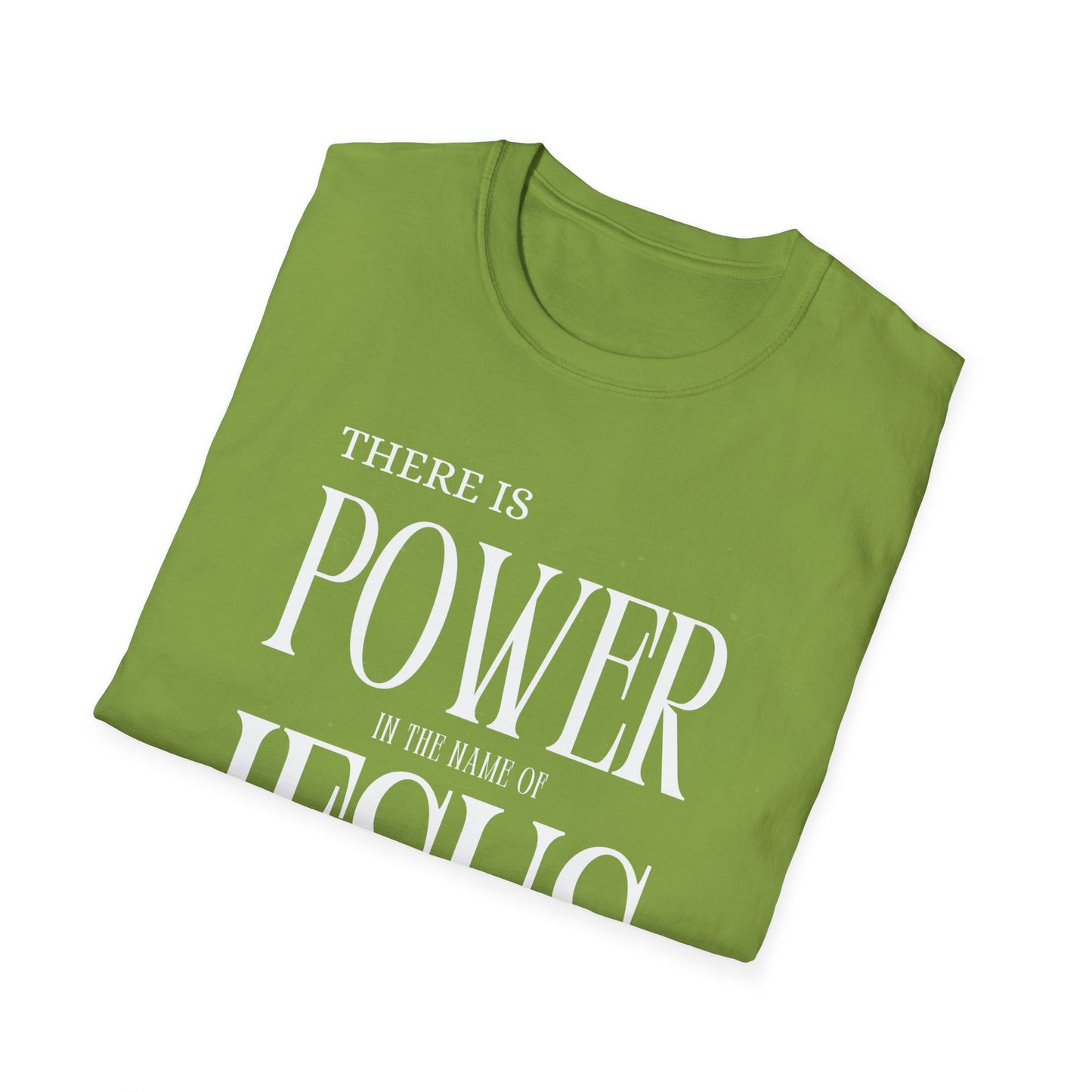 There Is Power In the Name Unisex Softstyle T-Shirt - Comfortable Casual Wear for Everyday Adventures