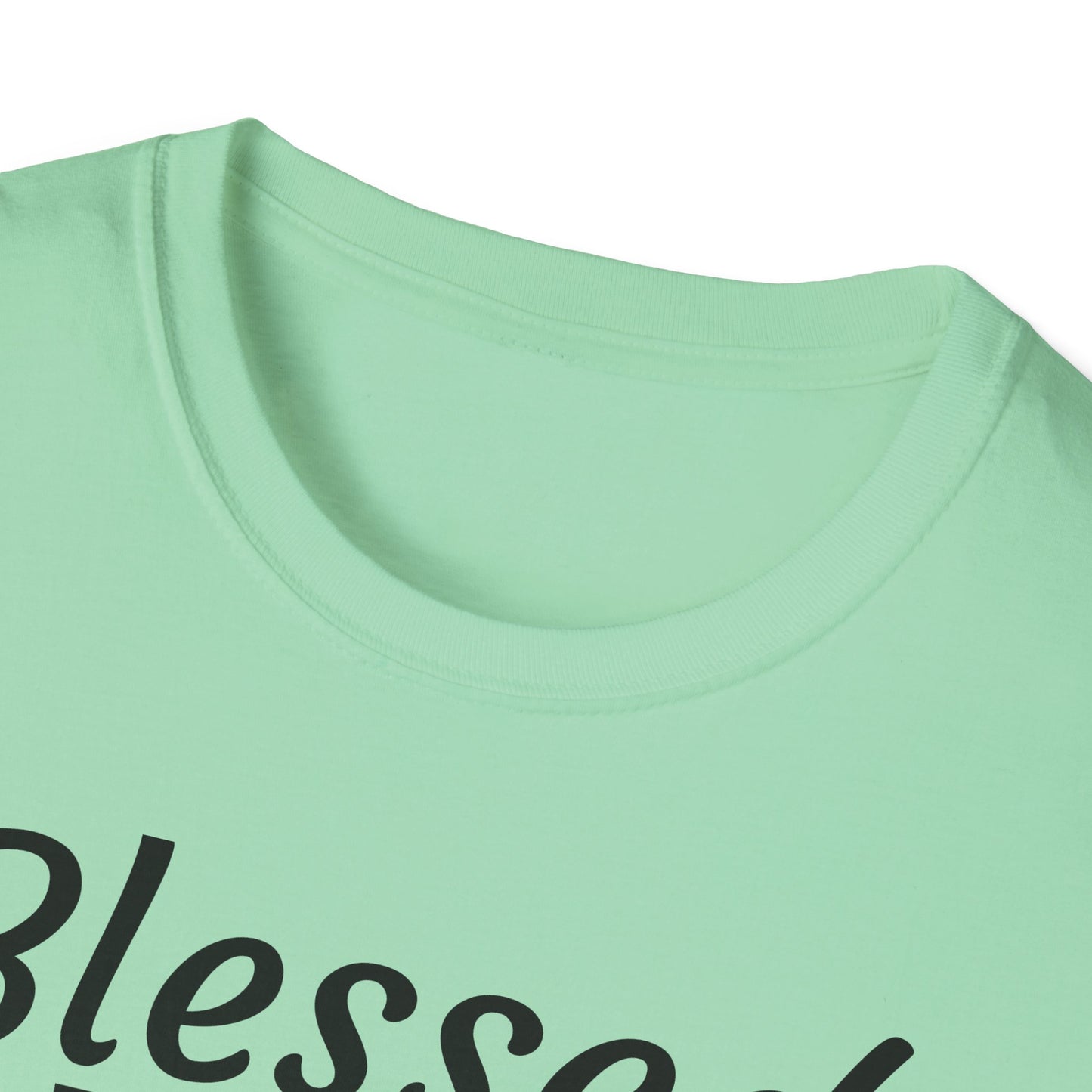 Blessed by God Unisex Softstyle T-Shirt - Faith, Marriage, Protection, Spiritual Gift, Christian Apparel
