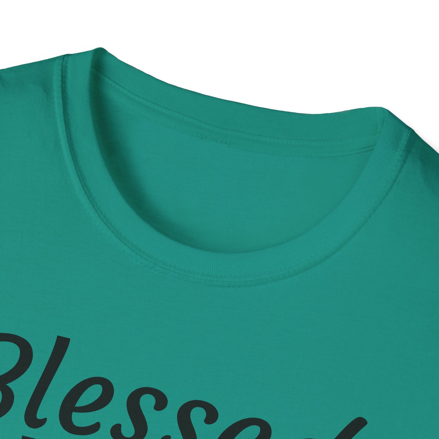 Blessed by God Unisex Softstyle T-Shirt - Faith, Marriage, Protection, Spiritual Gift, Christian Apparel