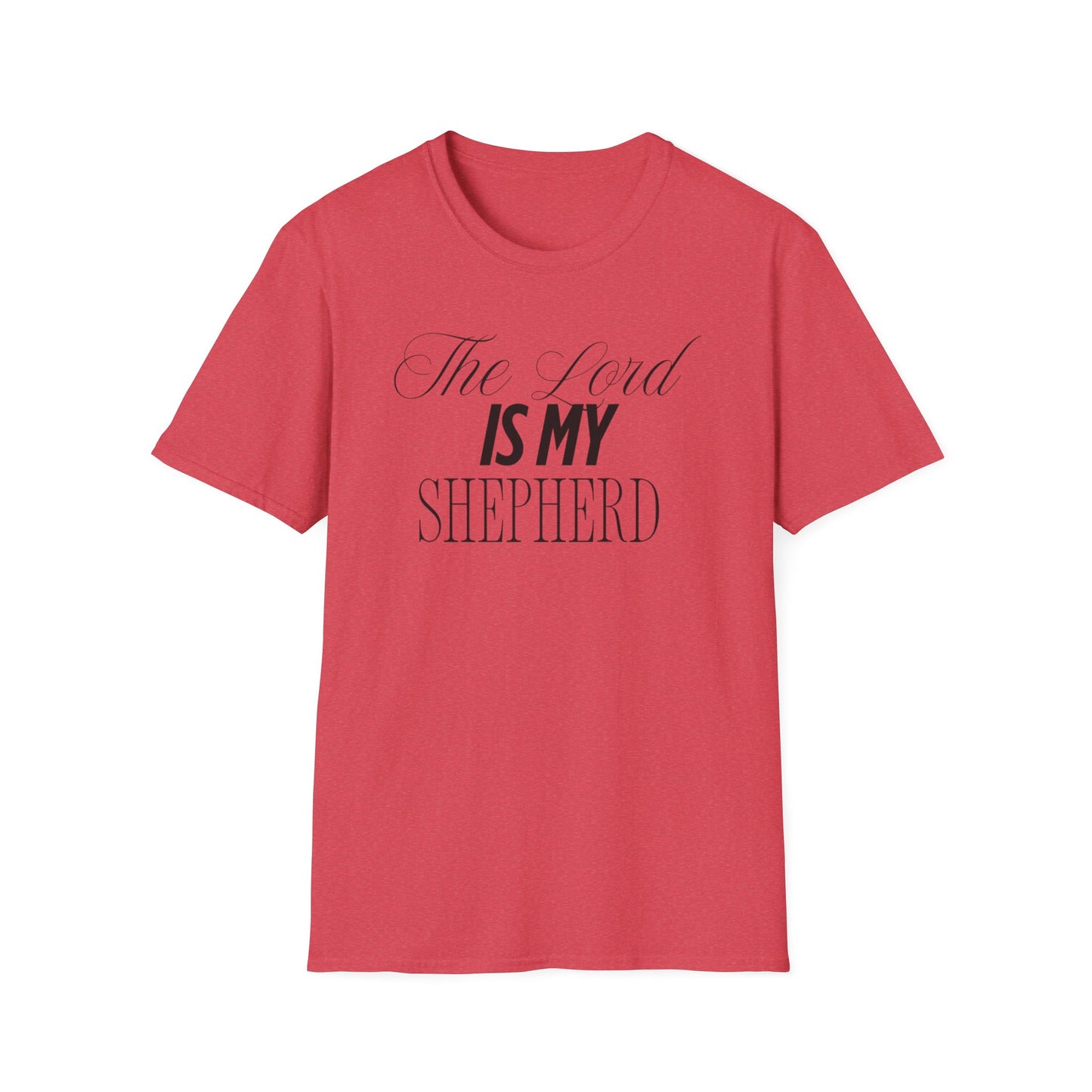 The Lord Is My Shepherd Unisex Softstyle T-Shirt - Faith-Inspired Apparel