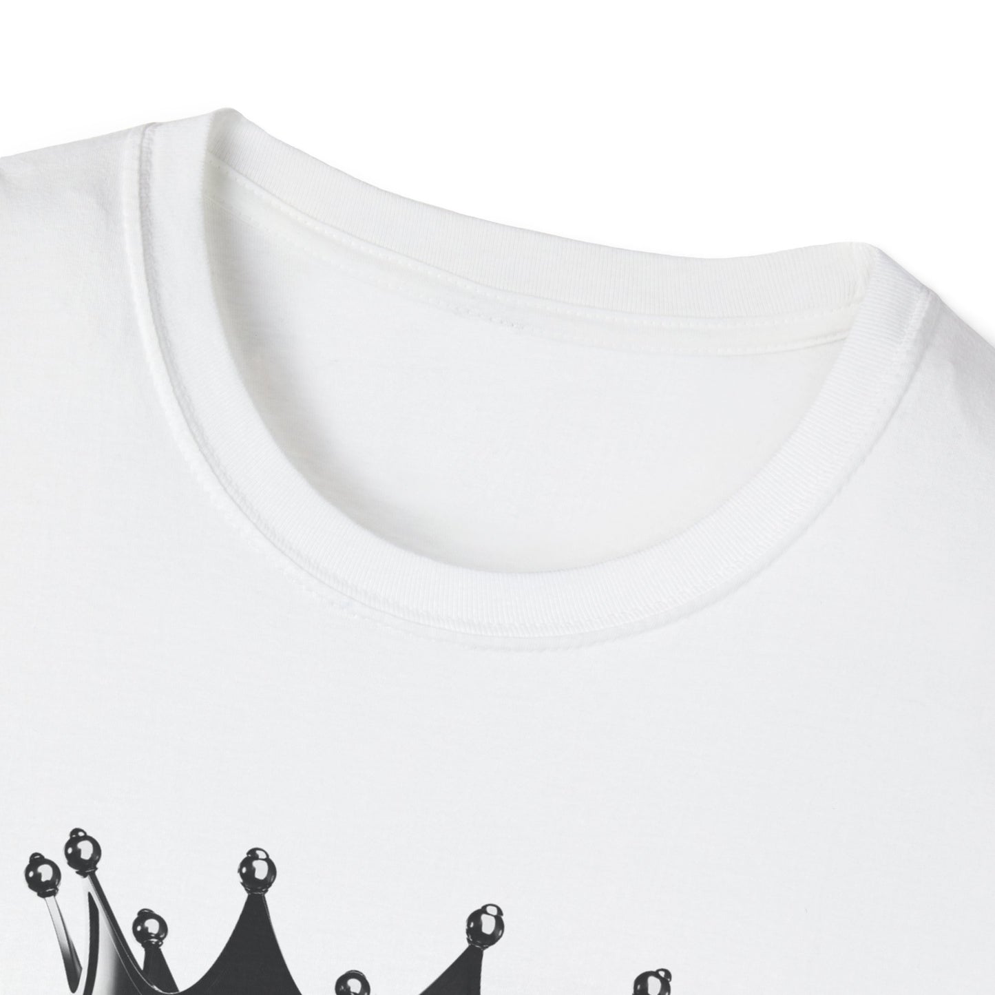 Empowering Crown T-Shirt - Unisex Softstyle Tee with Inspirational Quote