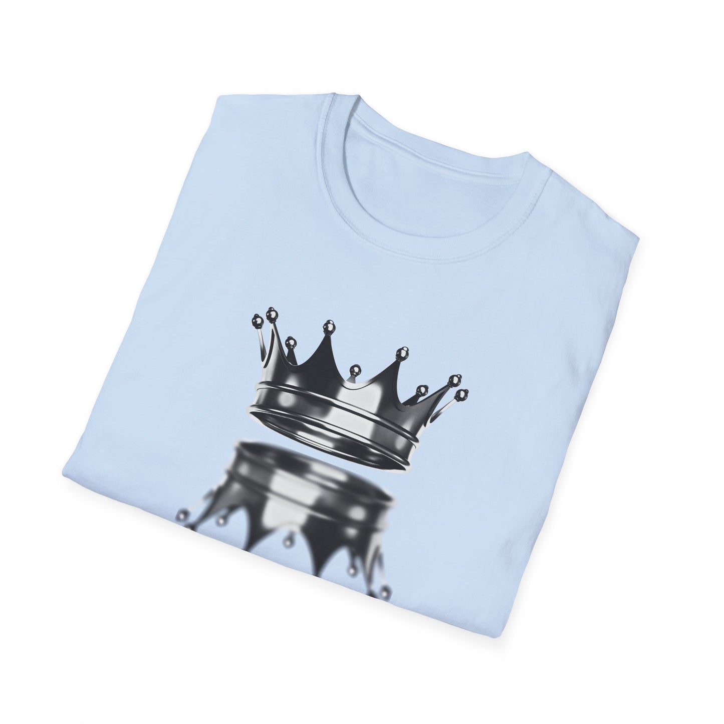 Empowering Crown T-Shirt - Unisex Softstyle Tee with Inspirational Quote