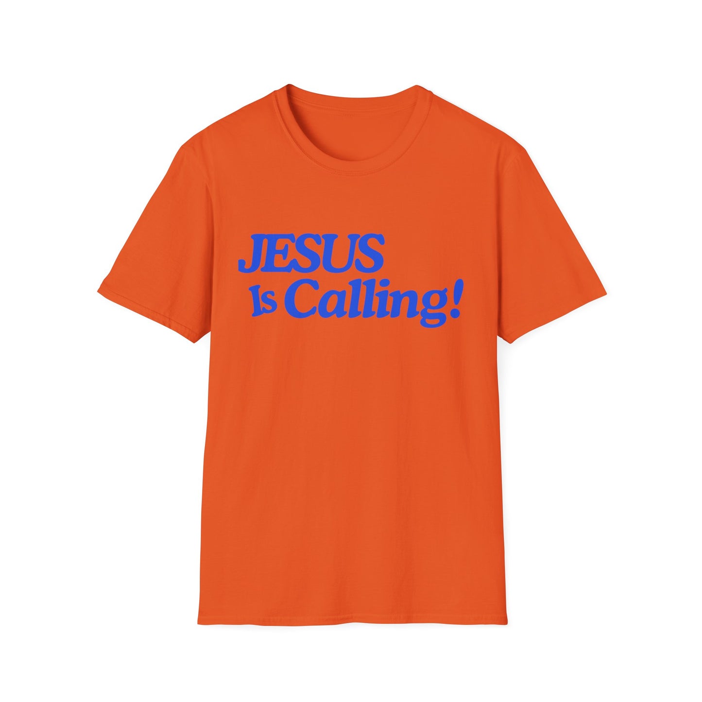 Inspirational Jesus Is Calling Unisex Softstyle T-Shirt