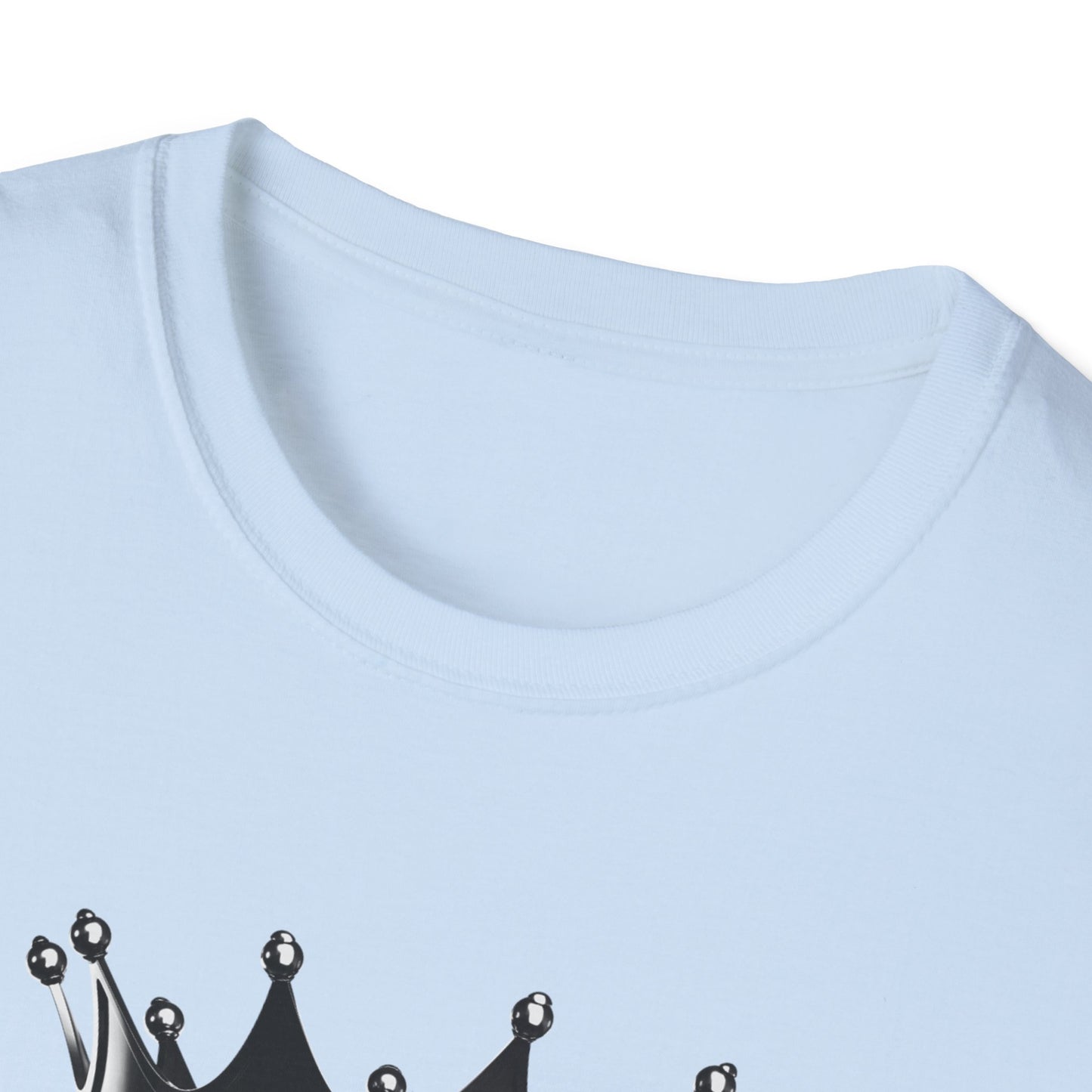 Empowering Crown T-Shirt - Unisex Softstyle Tee with Inspirational Quote