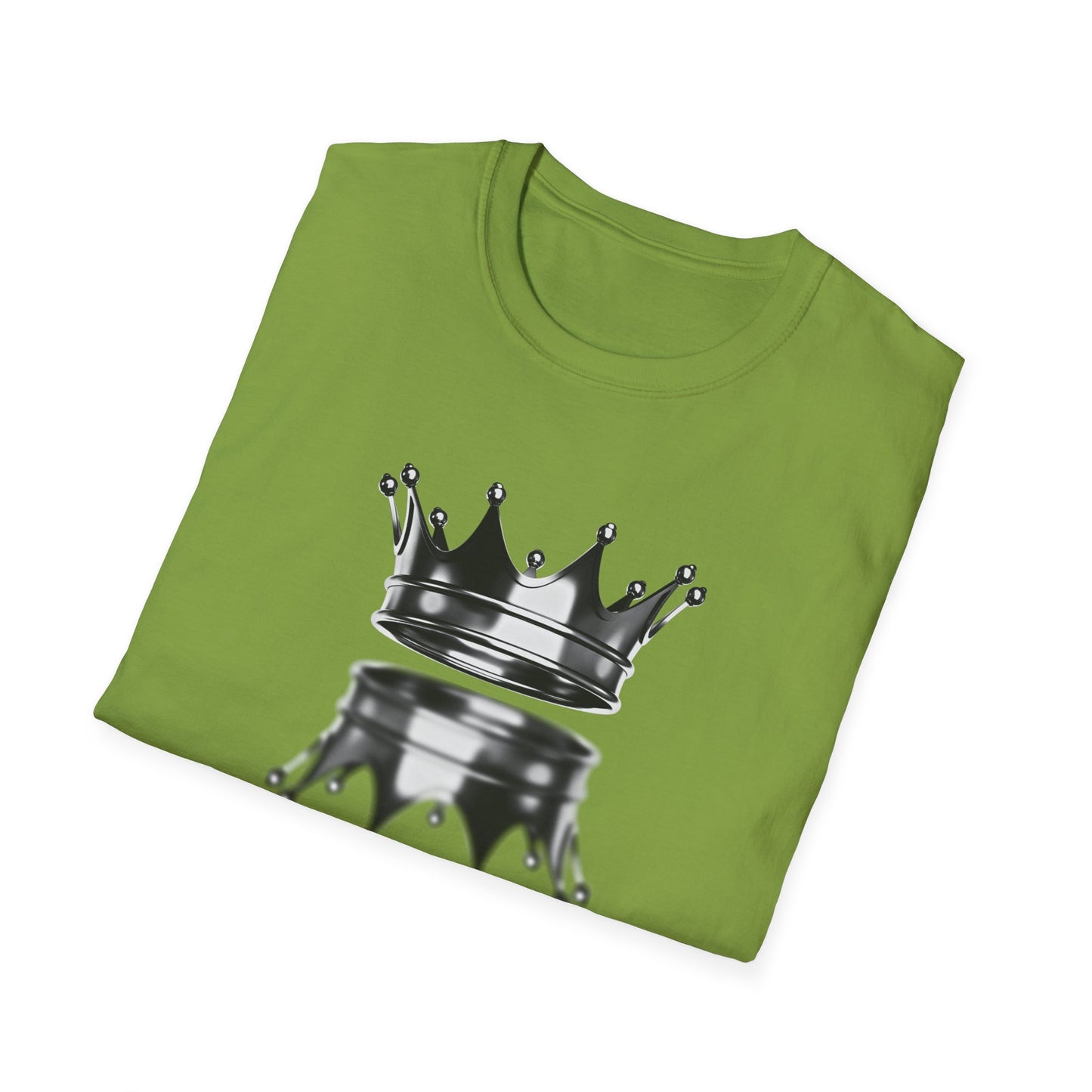 Empowering Crown T-Shirt - Unisex Softstyle Tee with Inspirational Quote