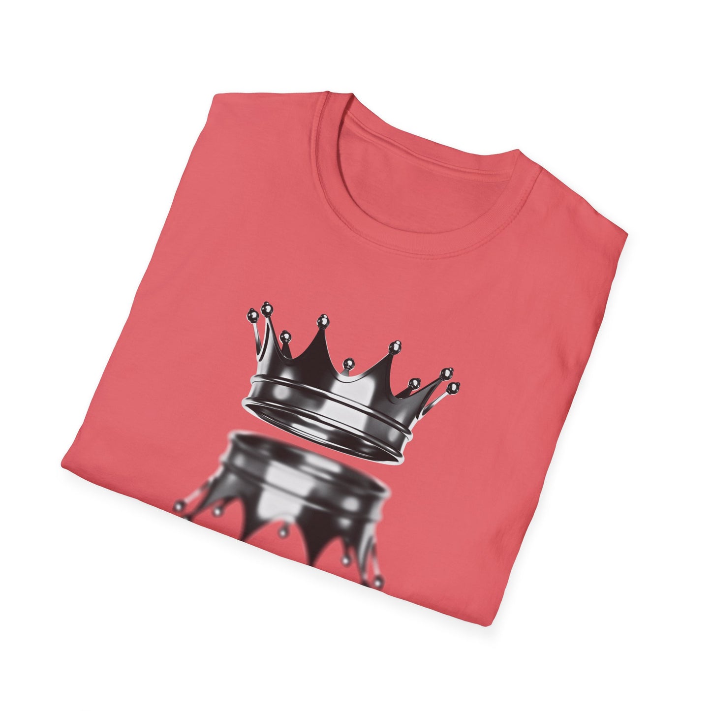 Empowering Crown T-Shirt - Unisex Softstyle Tee with Inspirational Quote