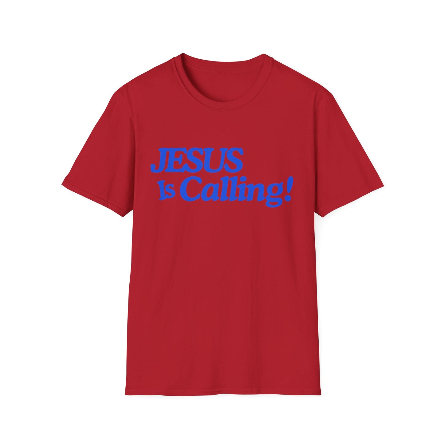 Inspirational Jesus Is Calling Unisex Softstyle T-Shirt