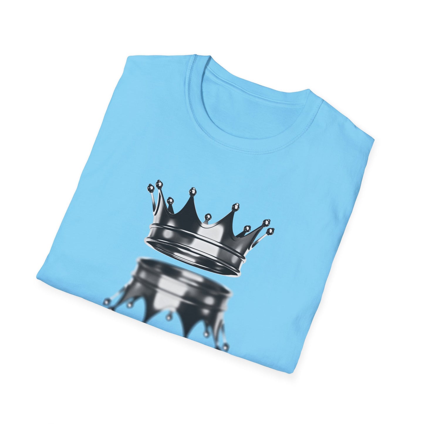 Empowering Crown T-Shirt - Unisex Softstyle Tee with Inspirational Quote
