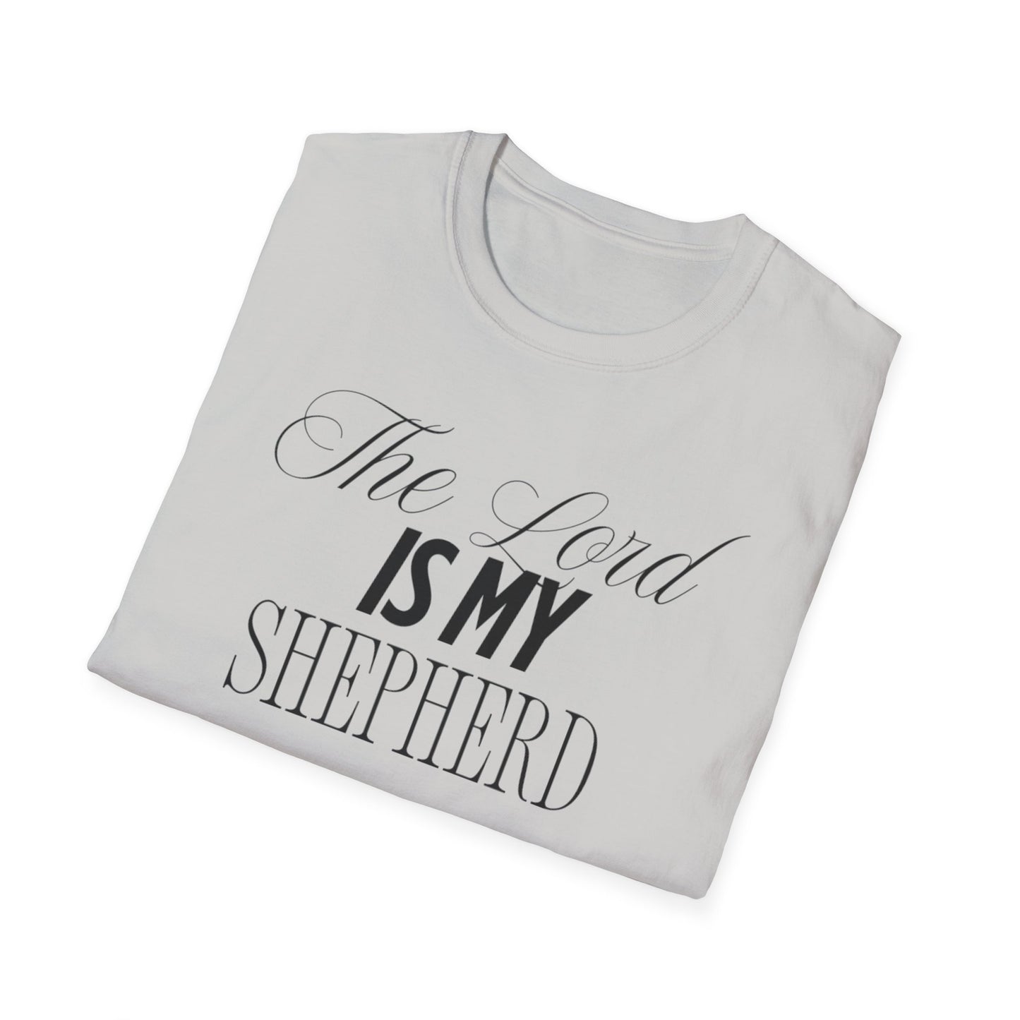 The Lord Is My Shepherd Unisex Softstyle T-Shirt - Faith-Inspired Apparel