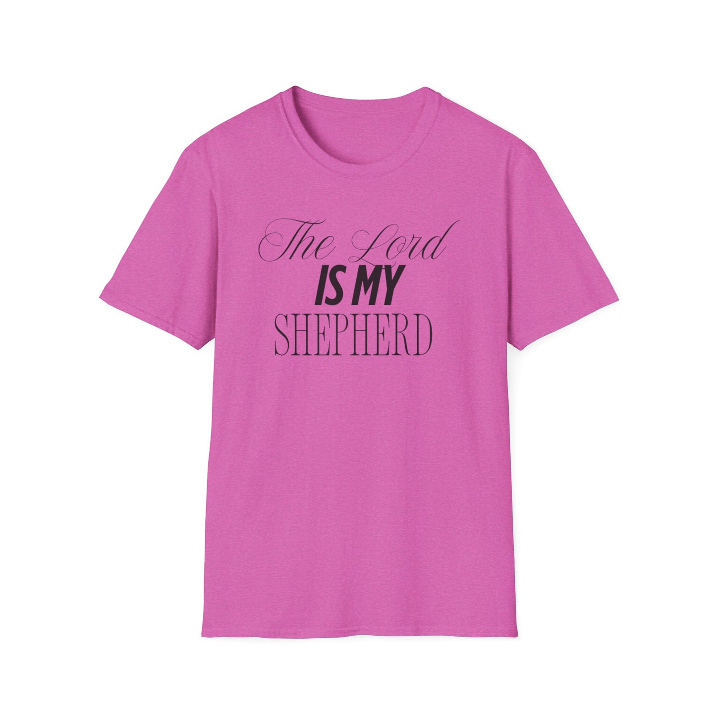 The Lord Is My Shepherd Unisex Softstyle T-Shirt - Faith-Inspired Apparel