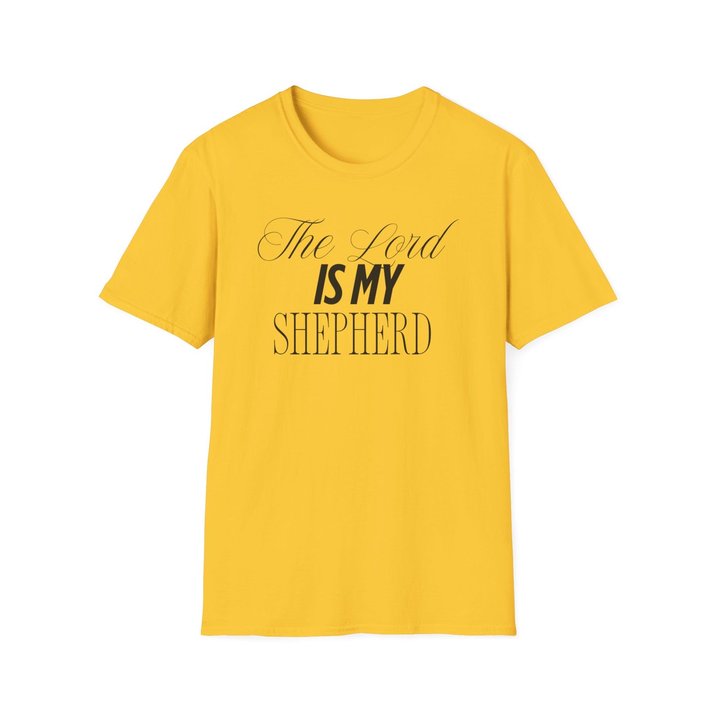 The Lord Is My Shepherd Unisex Softstyle T-Shirt - Faith-Inspired Apparel