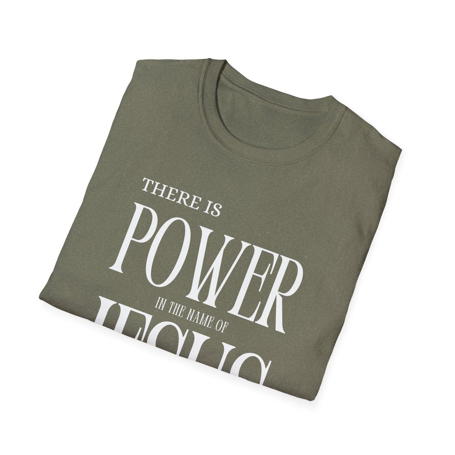 There Is Power In the Name Unisex Softstyle T-Shirt - Comfortable Casual Wear for Everyday Adventures
