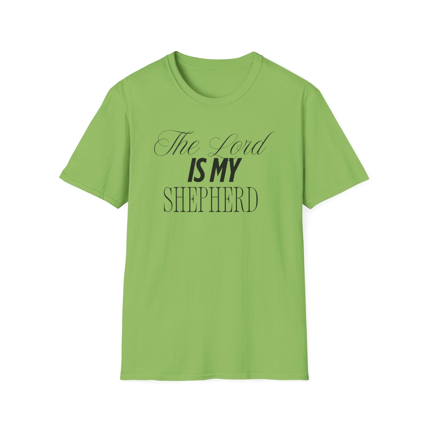 The Lord Is My Shepherd Unisex Softstyle T-Shirt - Faith-Inspired Apparel