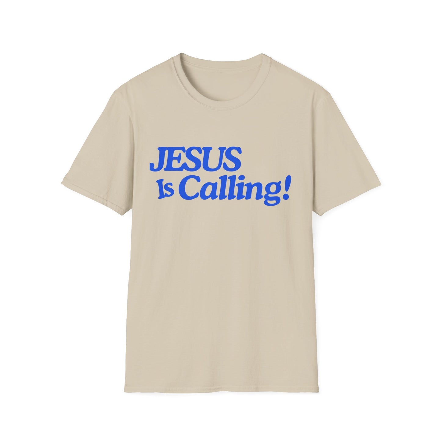 Inspirational Jesus Is Calling Unisex Softstyle T-Shirt