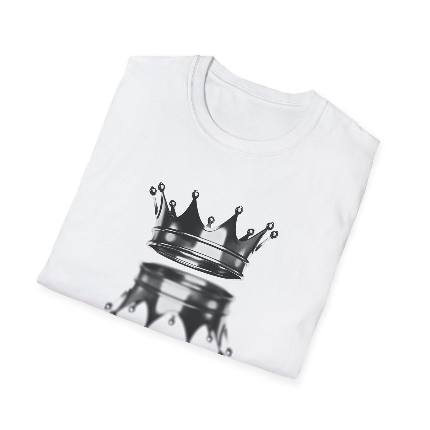 Empowering Crown T-Shirt - Unisex Softstyle Tee with Inspirational Quote