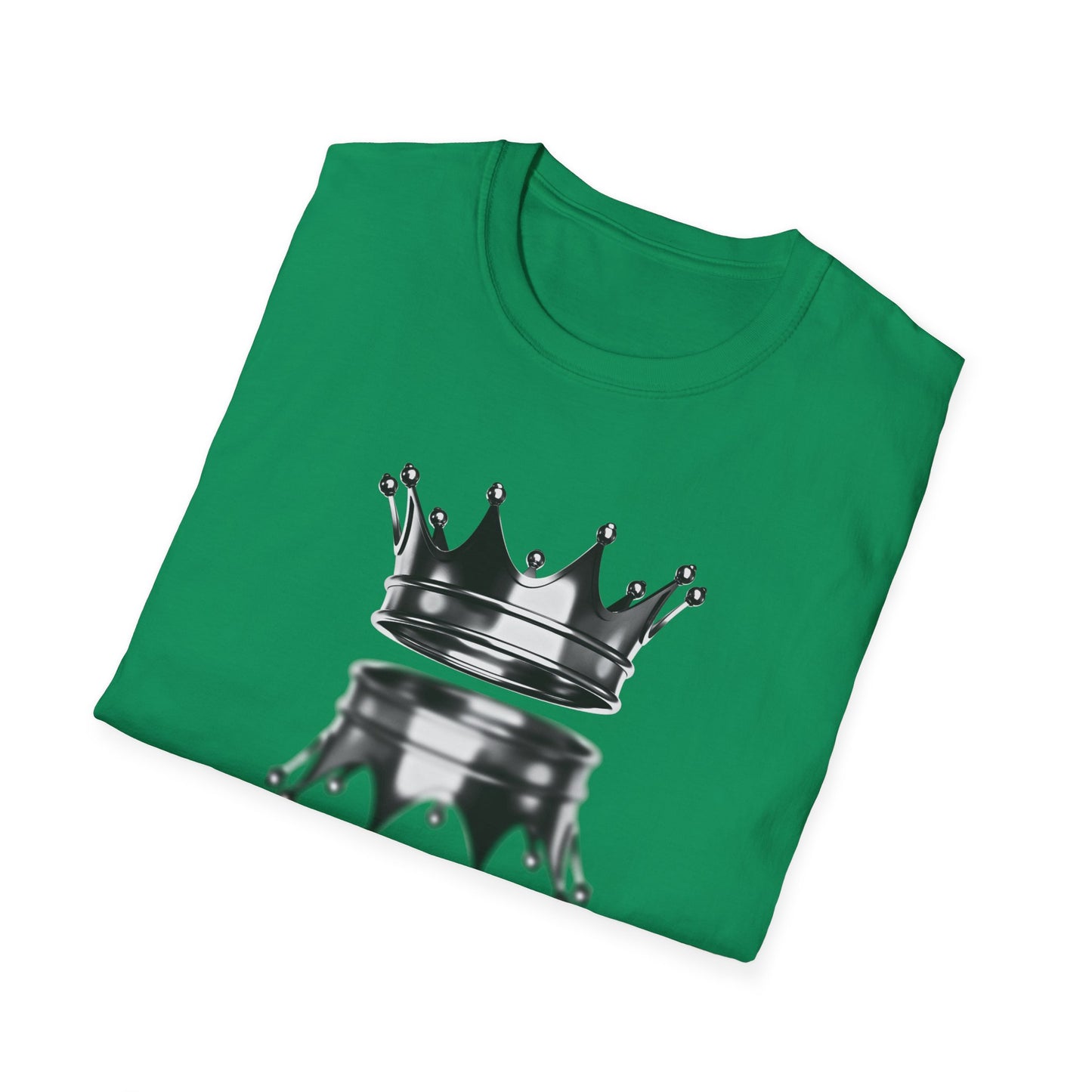 Empowering Crown T-Shirt - Unisex Softstyle Tee with Inspirational Quote