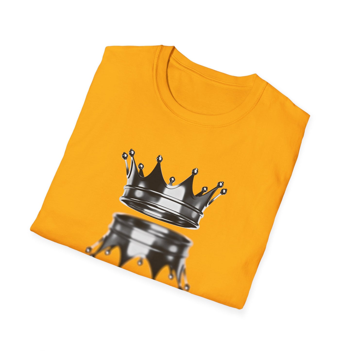 Empowering Crown T-Shirt - Unisex Softstyle Tee with Inspirational Quote