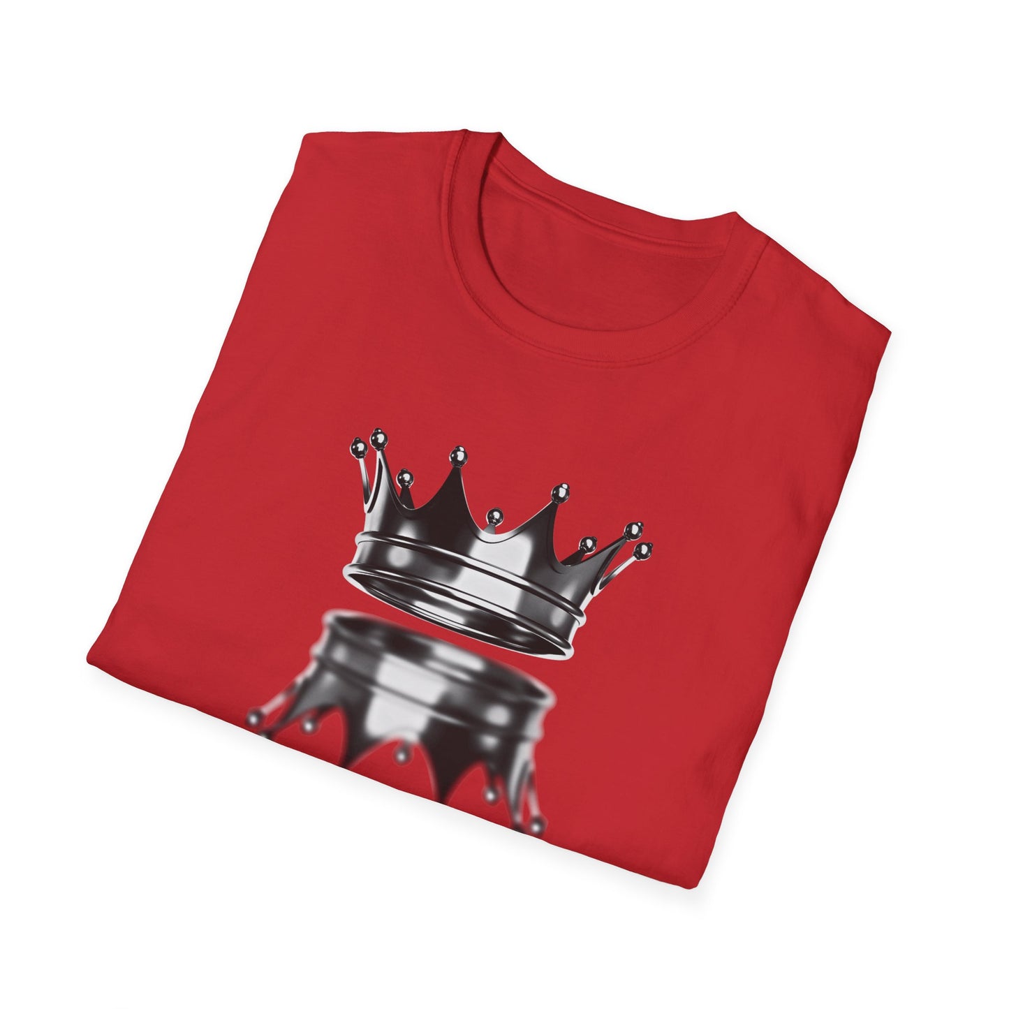 Empowering Crown T-Shirt - Unisex Softstyle Tee with Inspirational Quote
