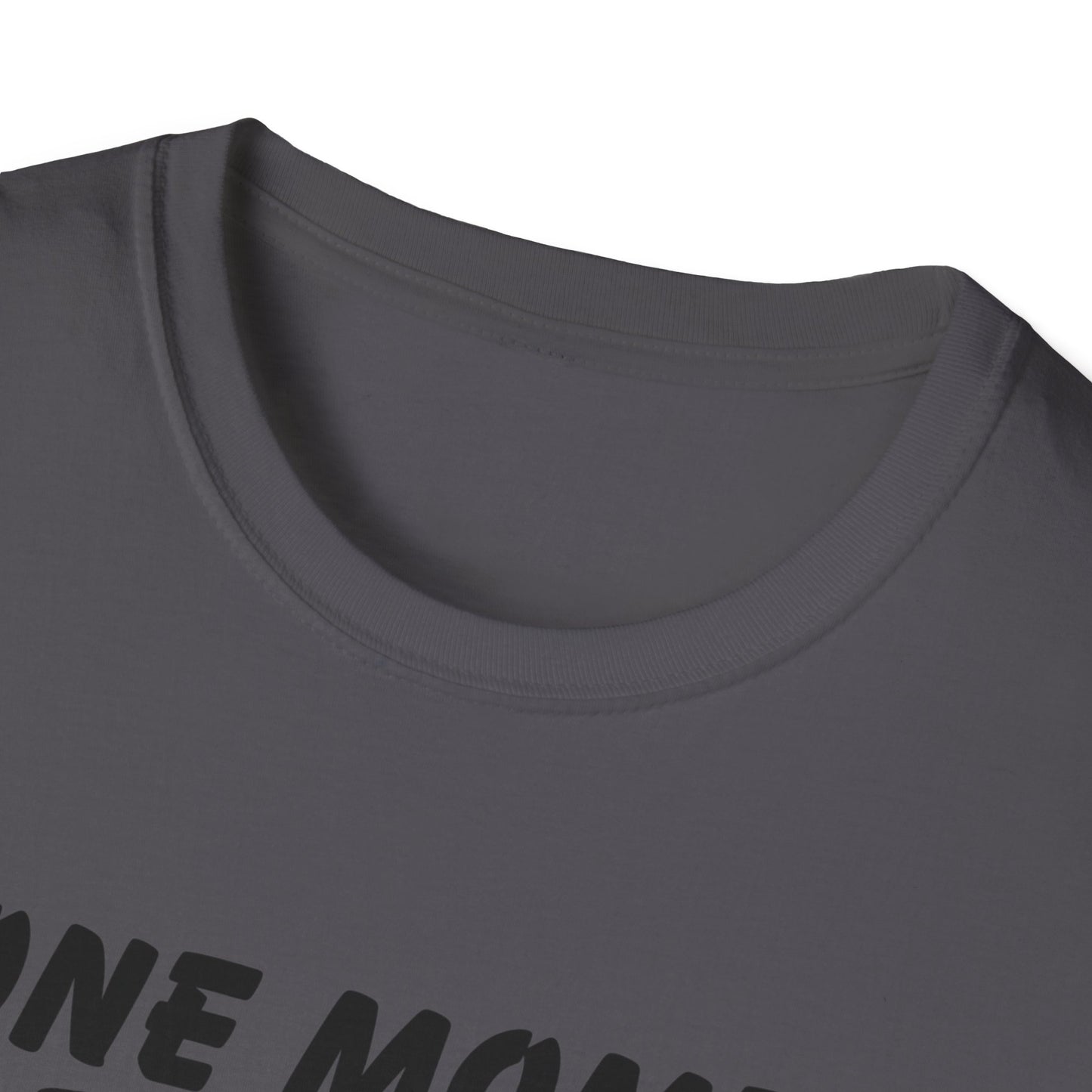 Inspirational Unisex Softstyle T-Shirt - "One Moment With Jesus Can Change Your Life Forever"