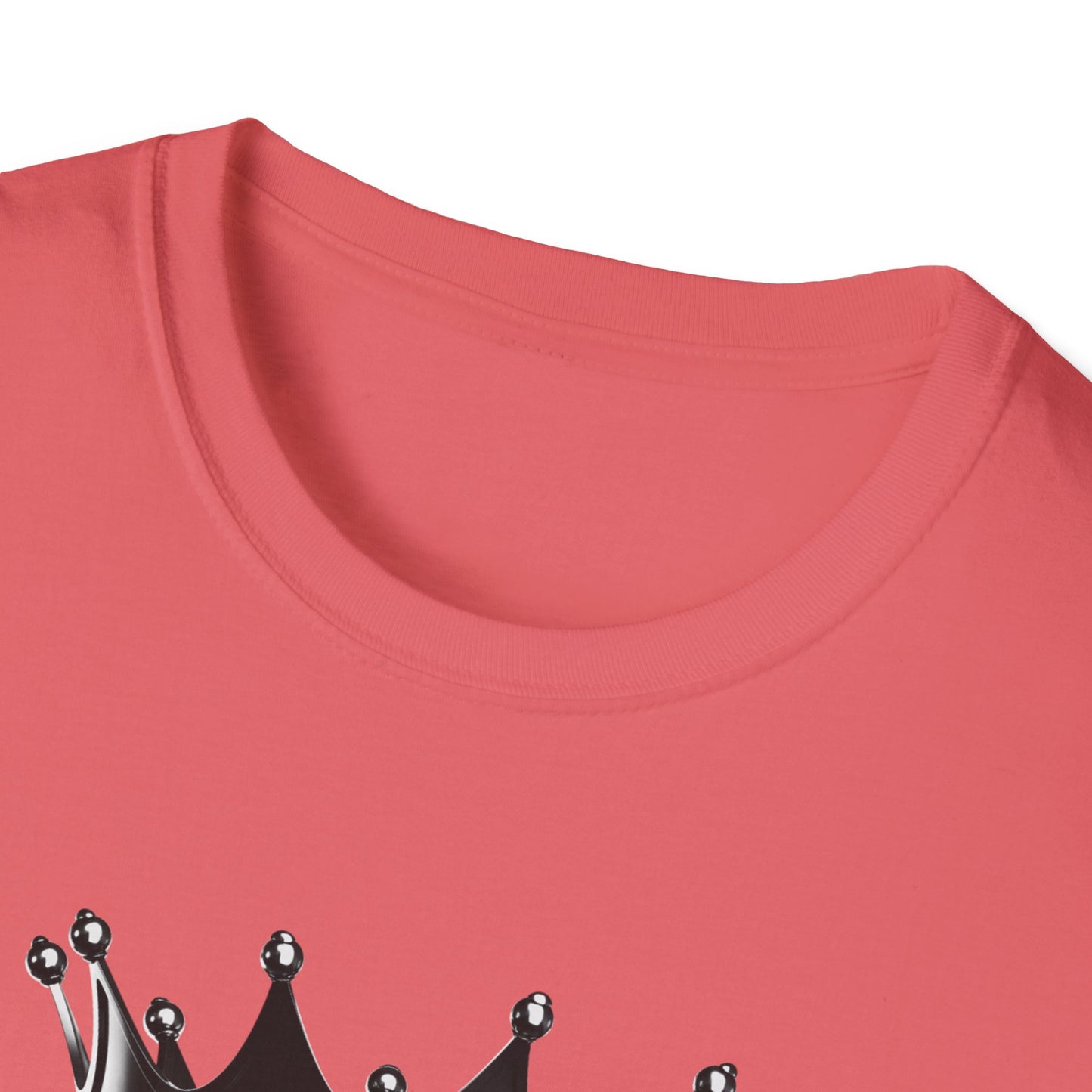Empowering Crown T-Shirt - Unisex Softstyle Tee with Inspirational Quote