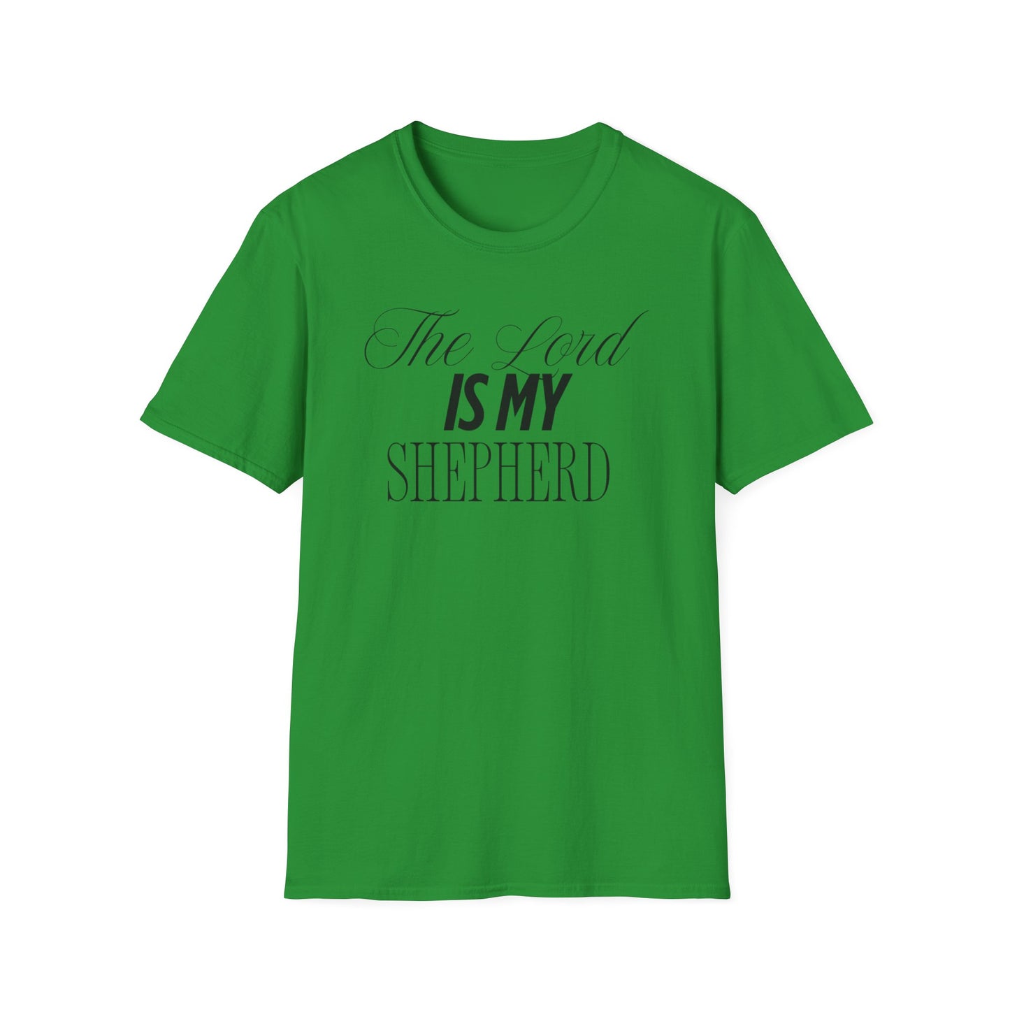 The Lord Is My Shepherd Unisex Softstyle T-Shirt - Faith-Inspired Apparel