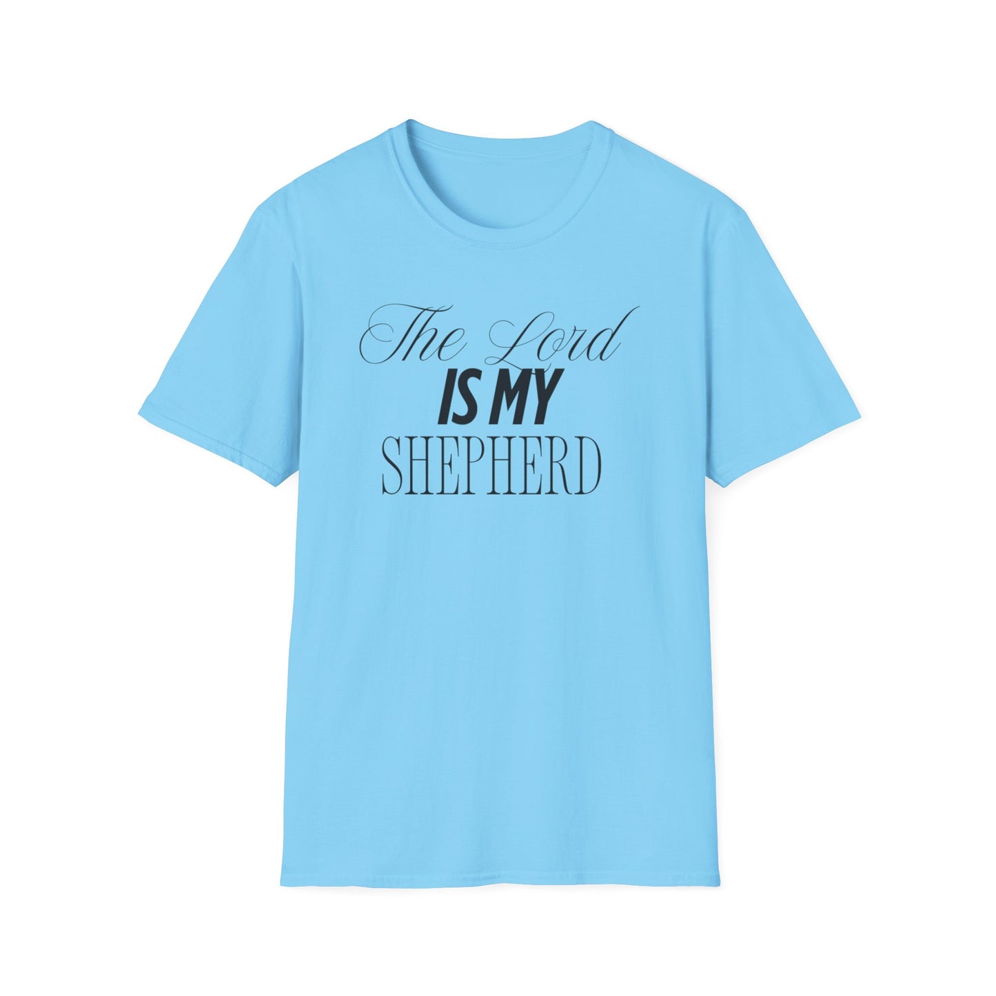 The Lord Is My Shepherd Unisex Softstyle T-Shirt - Faith-Inspired Apparel
