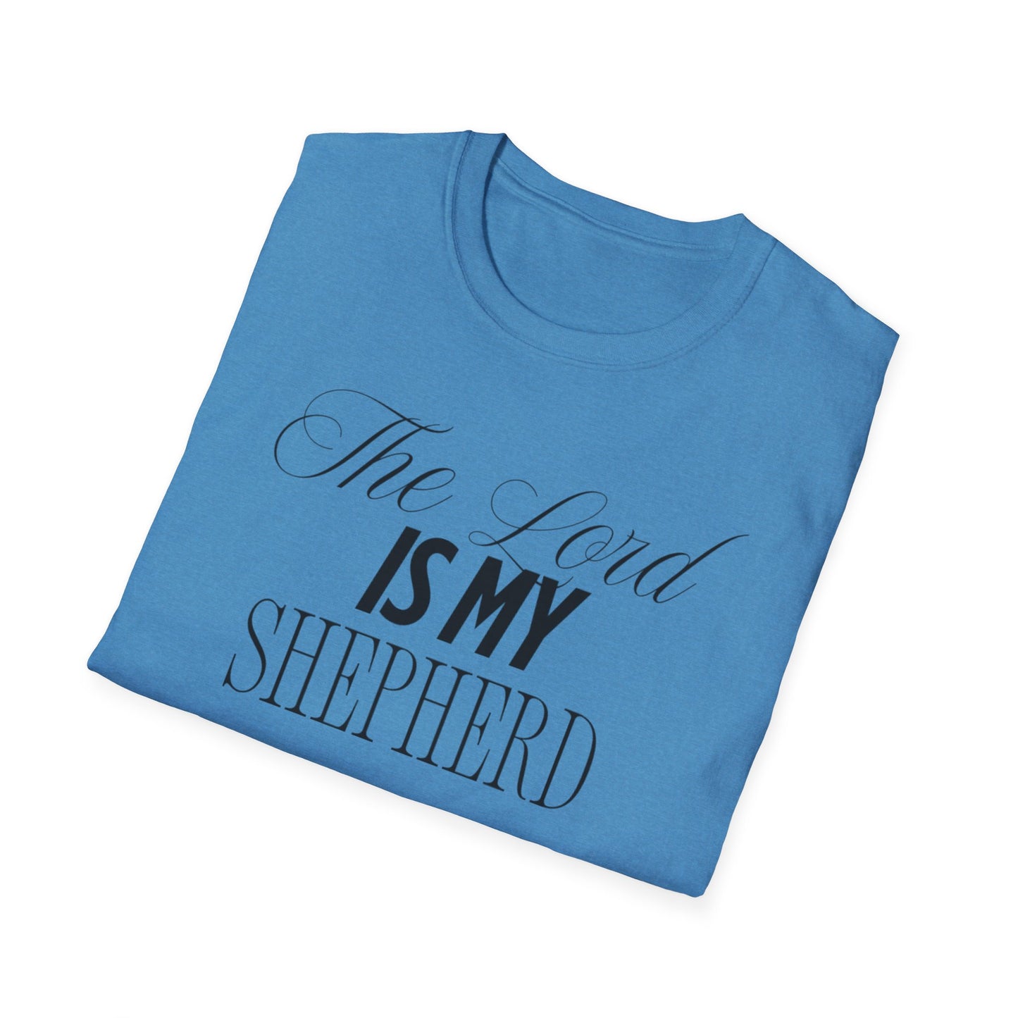 The Lord Is My Shepherd Unisex Softstyle T-Shirt - Faith-Inspired Apparel