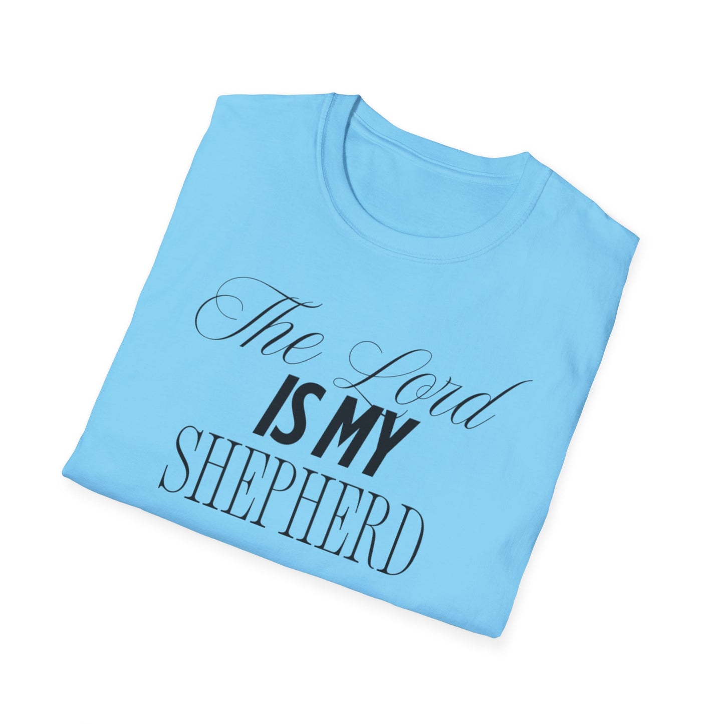 The Lord Is My Shepherd Unisex Softstyle T-Shirt - Faith-Inspired Apparel