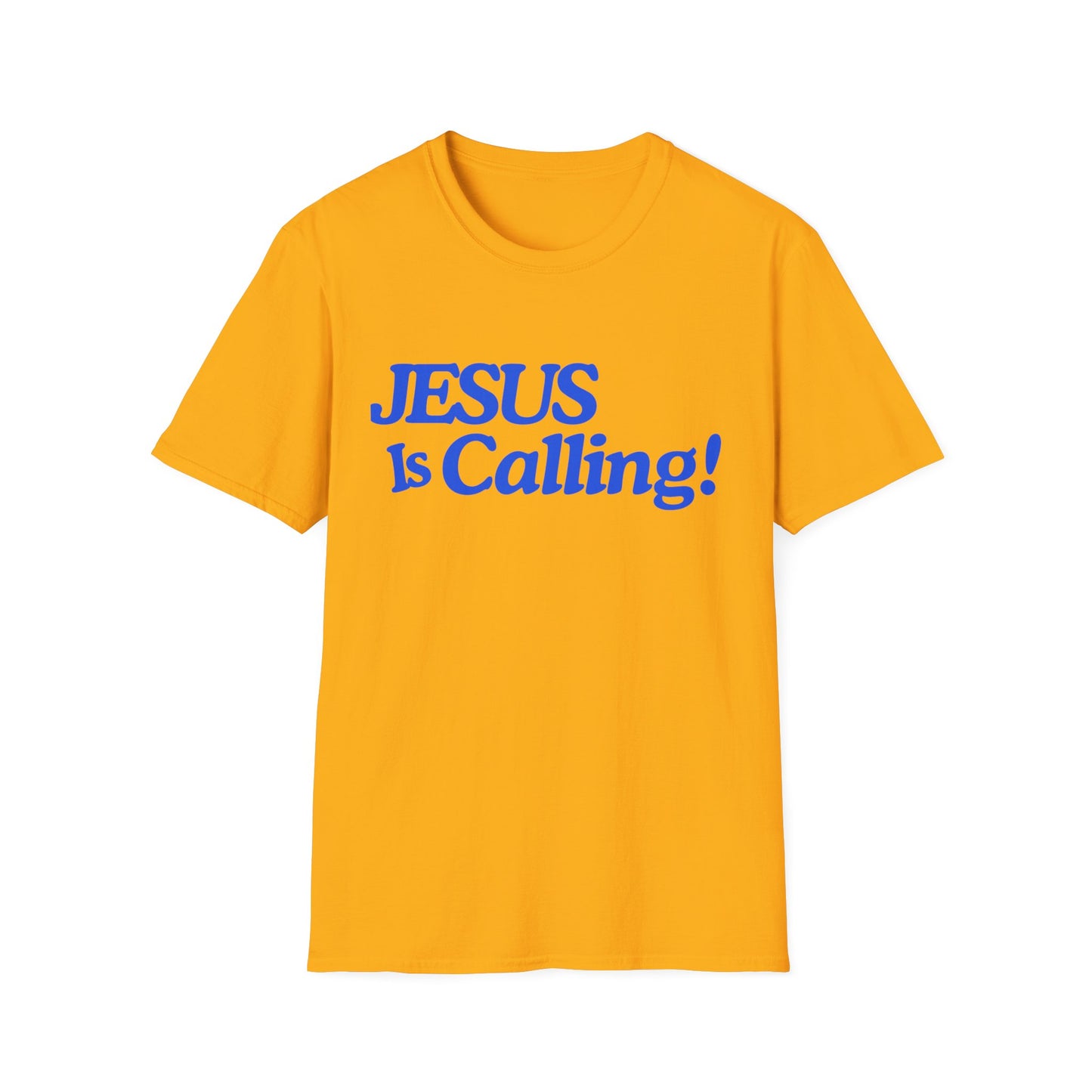 Inspirational Jesus Is Calling Unisex Softstyle T-Shirt