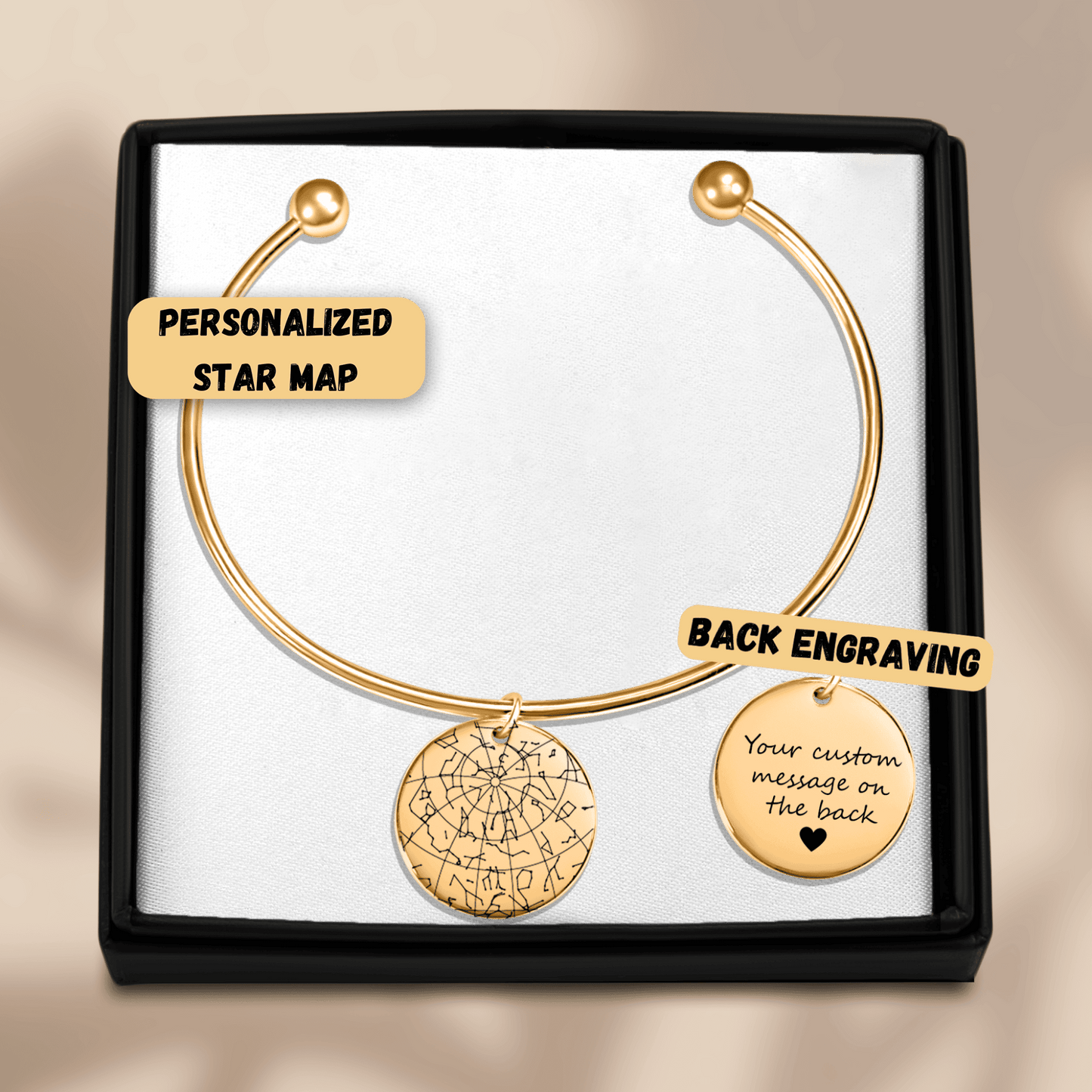 Custom Star Map Bangle