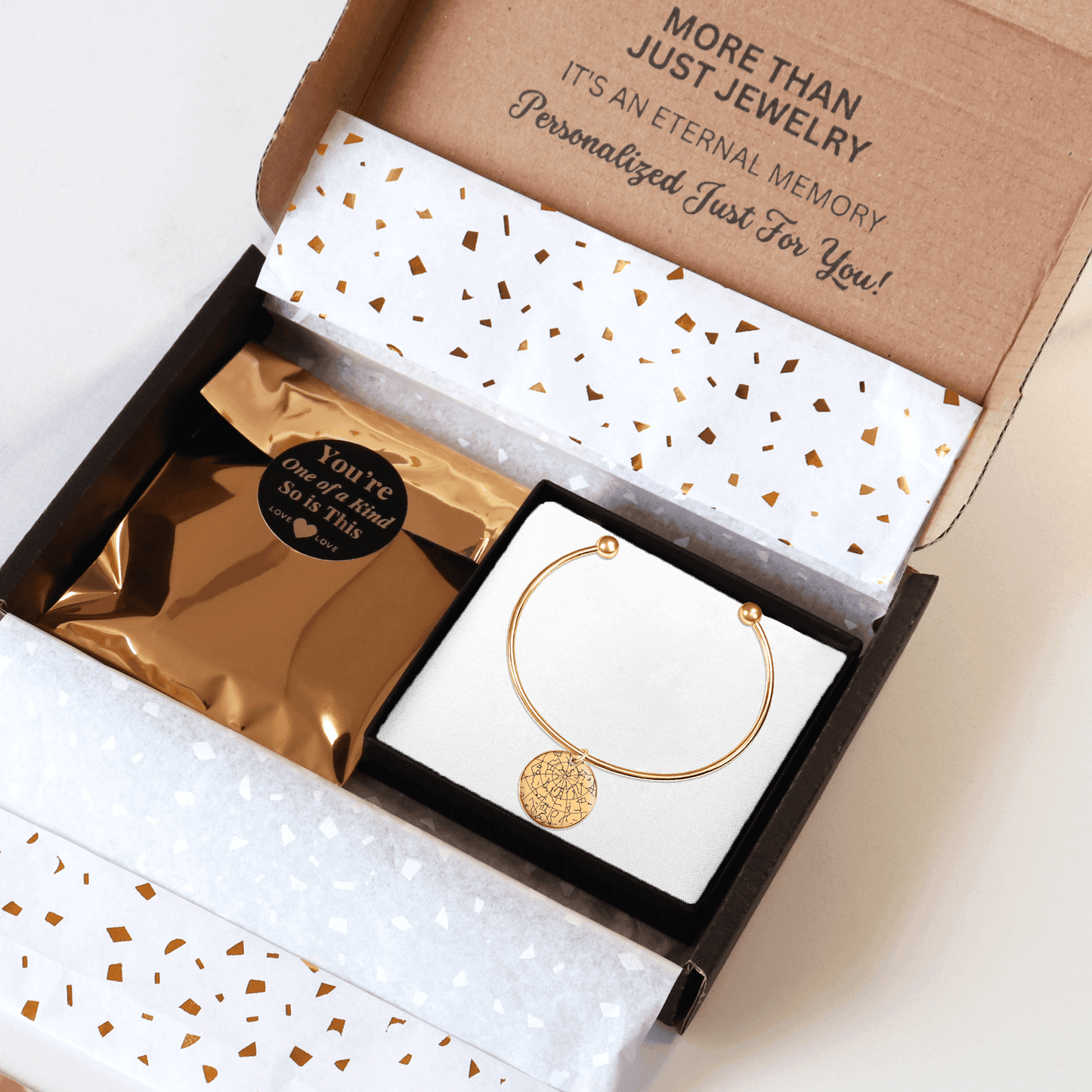 Custom Star Map Bangle