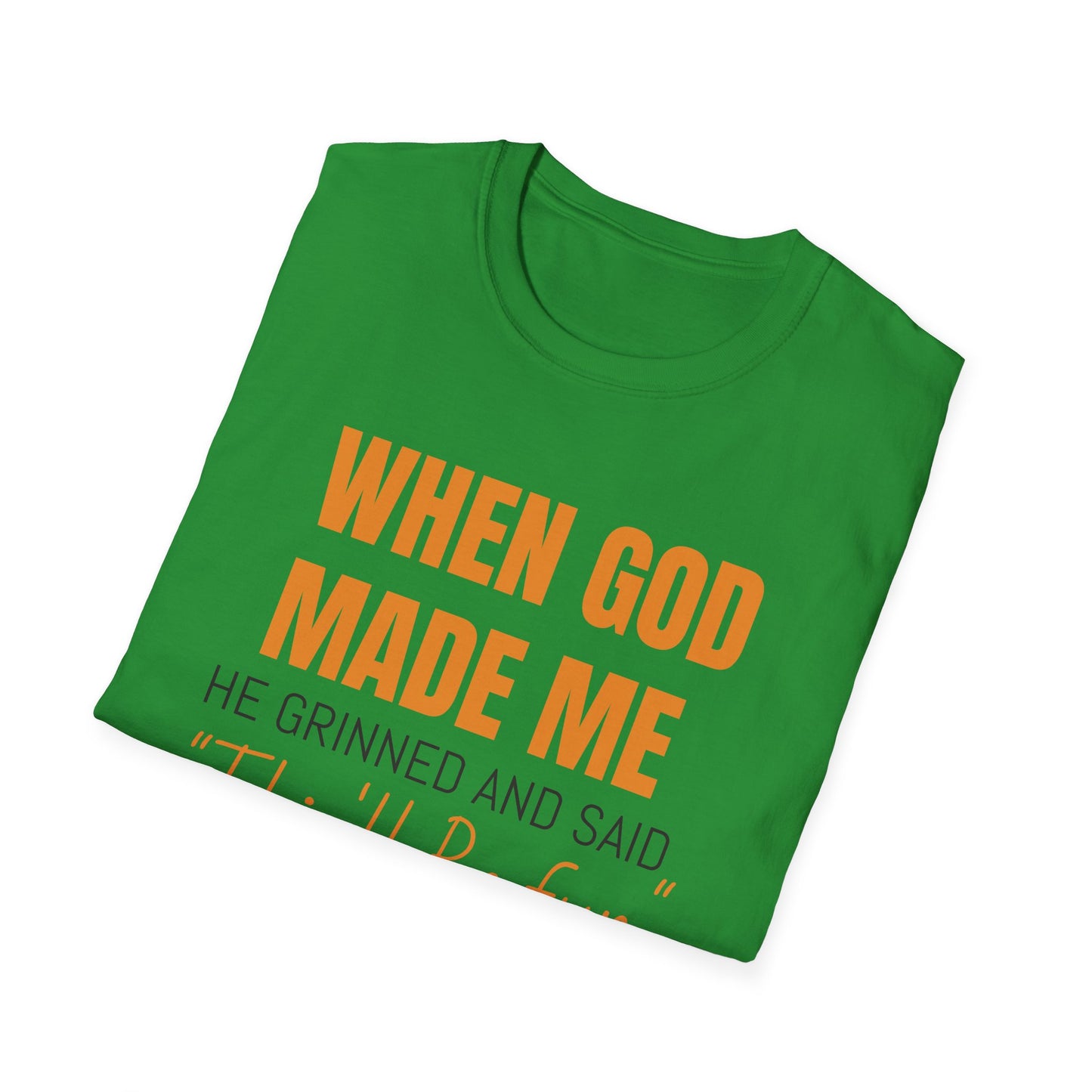 When God Made Me Unisex Softstyle T-Shirt, Fun Graphic Tee for Christians, Inspirational Gift, Casual Wear, Church Event Shirt, [...]