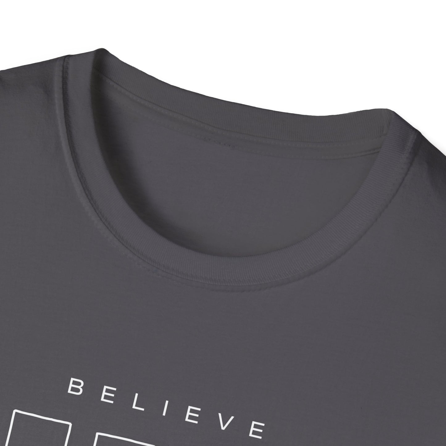 Believe in Jesus Unisex Softstyle T-Shirt - Christian Faith Apparel