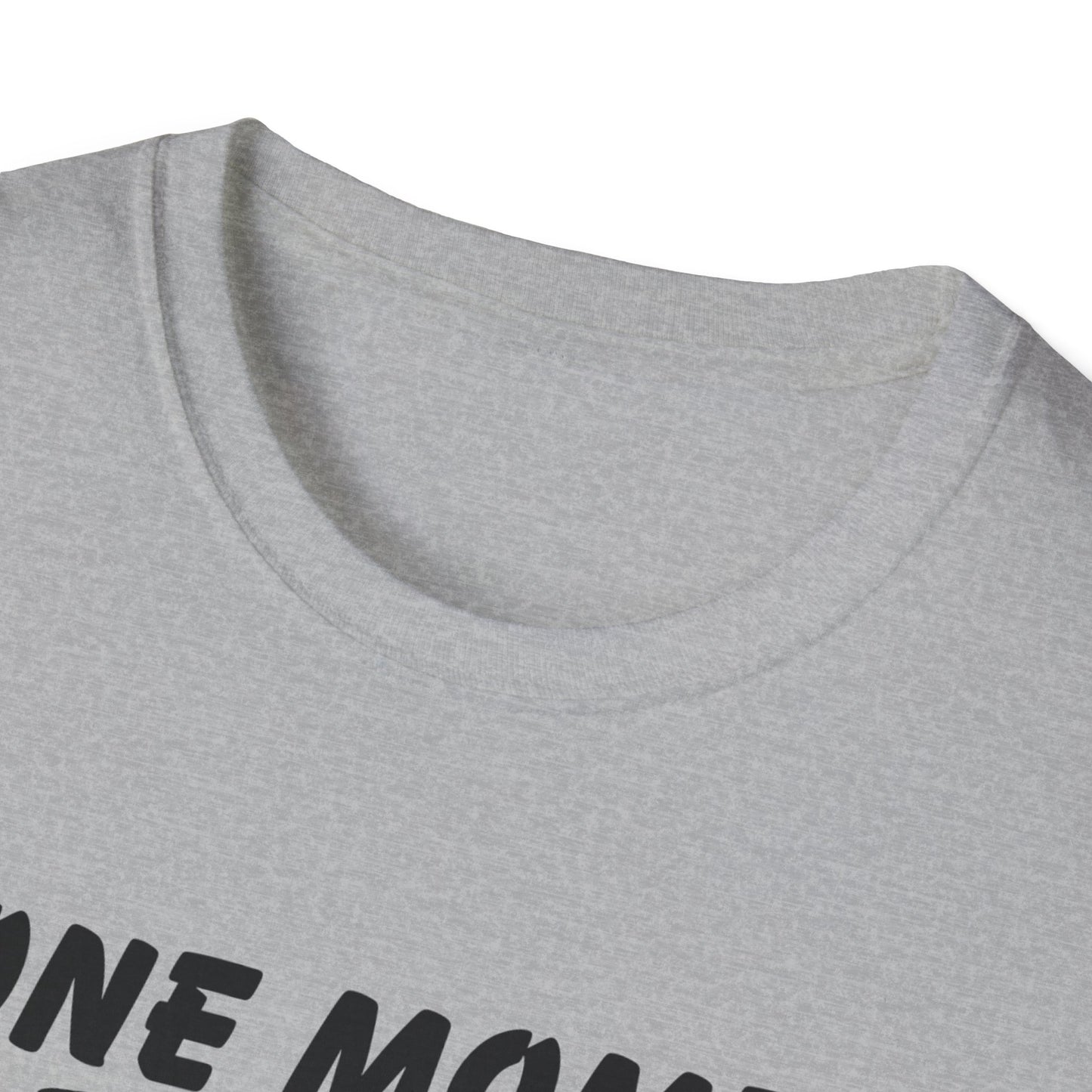 Inspirational Unisex Softstyle T-Shirt - "One Moment With Jesus Can Change Your Life Forever"