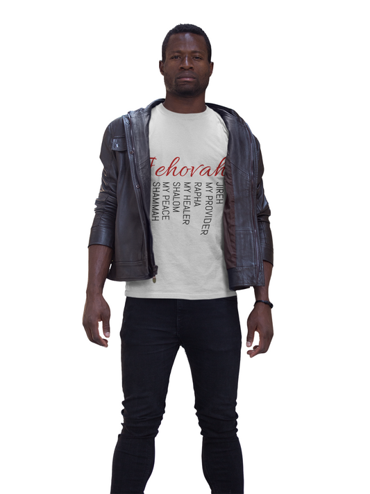 Jehovah   Faith-Inspired Graphic Tee, Unisex Softstyle T-Shirt, Spiritual Apparel, Inspirational Outfit, Christian Gift, Religious Wear