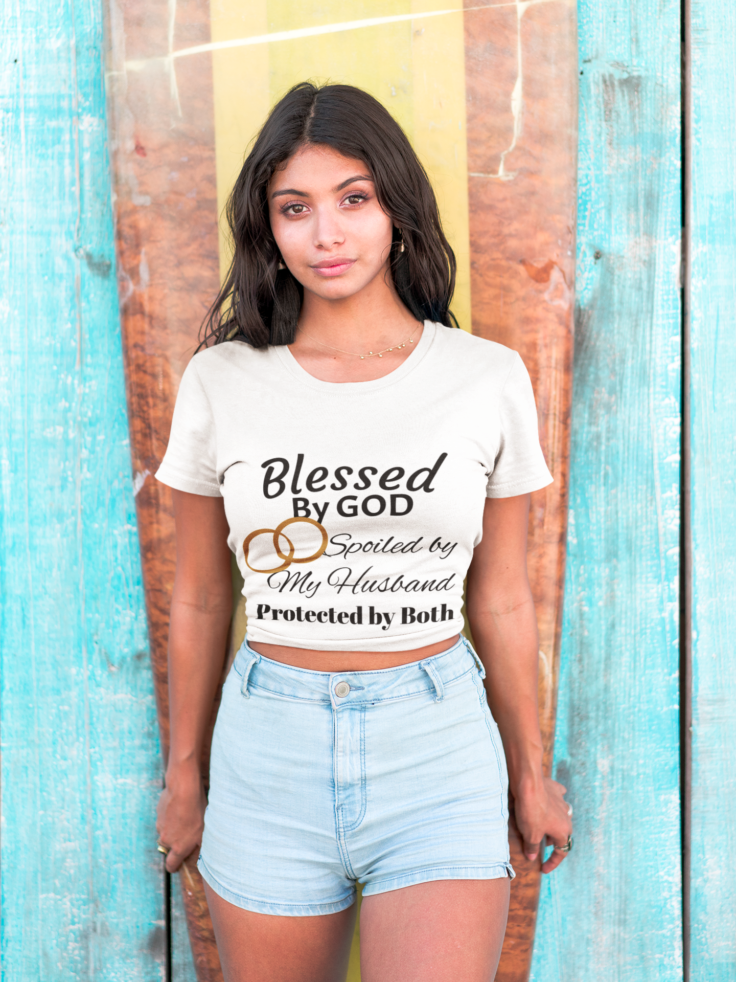 Blessed by God Unisex Softstyle T-Shirt - Faith, Marriage, Protection, Spiritual Gift, Christian Apparel