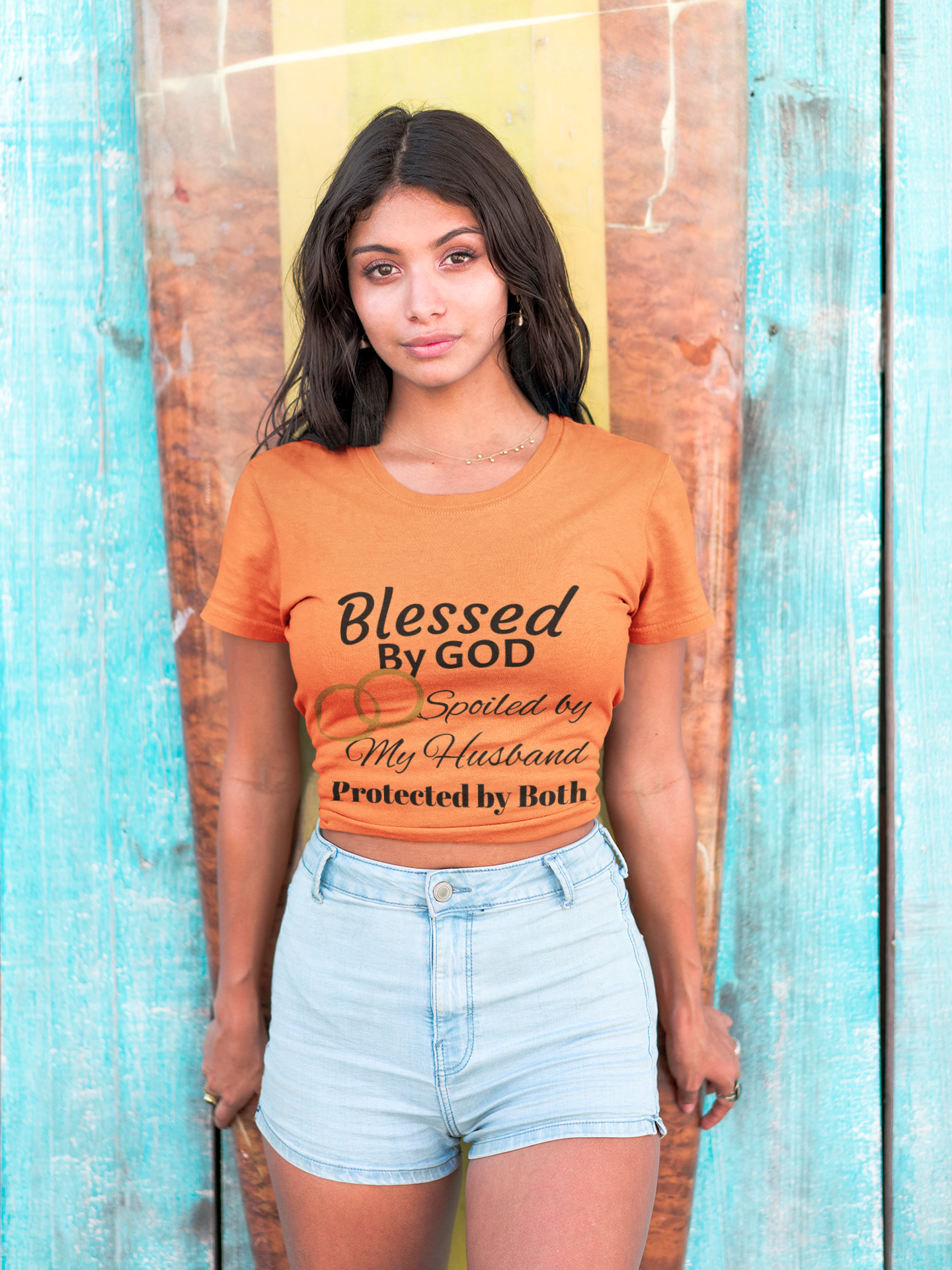 Blessed by God Unisex Softstyle T-Shirt - Faith, Marriage, Protection, Spiritual Gift, Christian Apparel