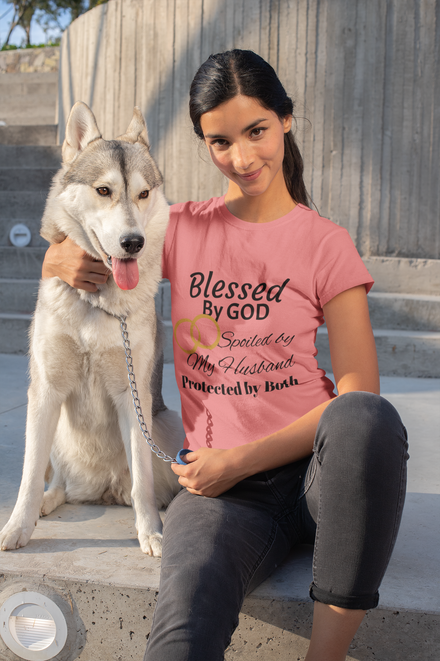 Blessed by God Unisex Softstyle T-Shirt - Faith, Marriage, Protection, Spiritual Gift, Christian Apparel
