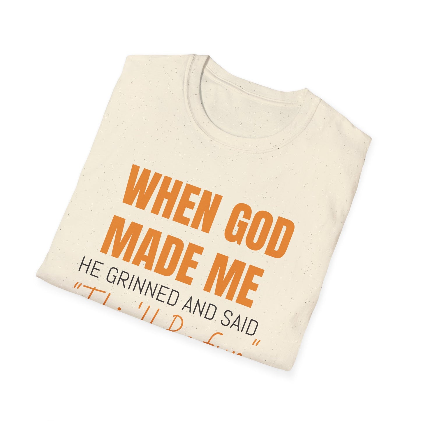 When God Made Me Unisex Softstyle T-Shirt, Fun Graphic Tee for Christians, Inspirational Gift, Casual Wear, Church Event Shirt, [...]