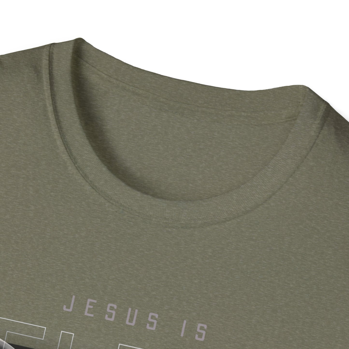 Trendy Unisex Softstyle T-Shirt - 'Jesus Is Melting' Graphic Tee