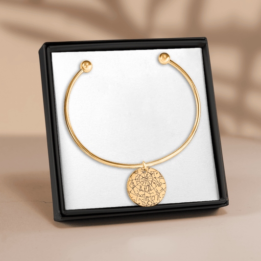 Custom Star Map Bangle