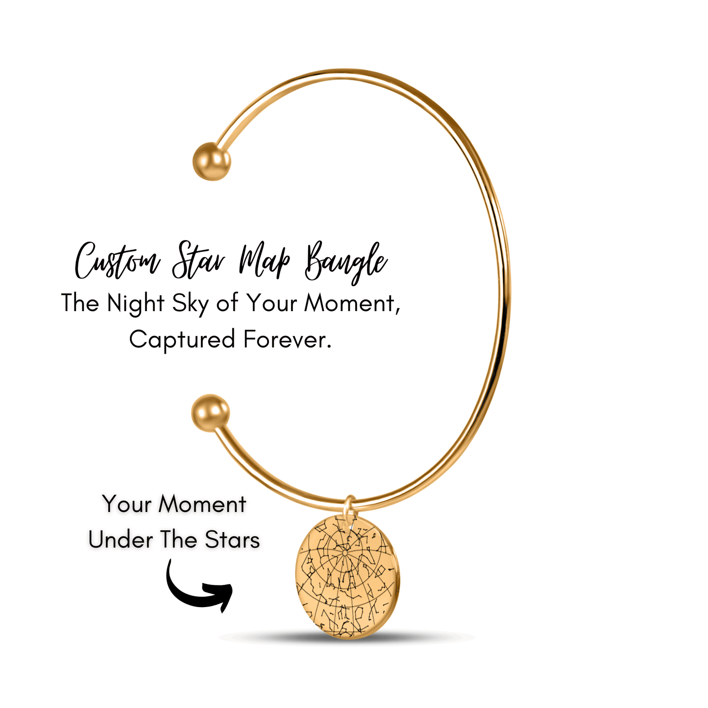 Custom Star Map Bangle