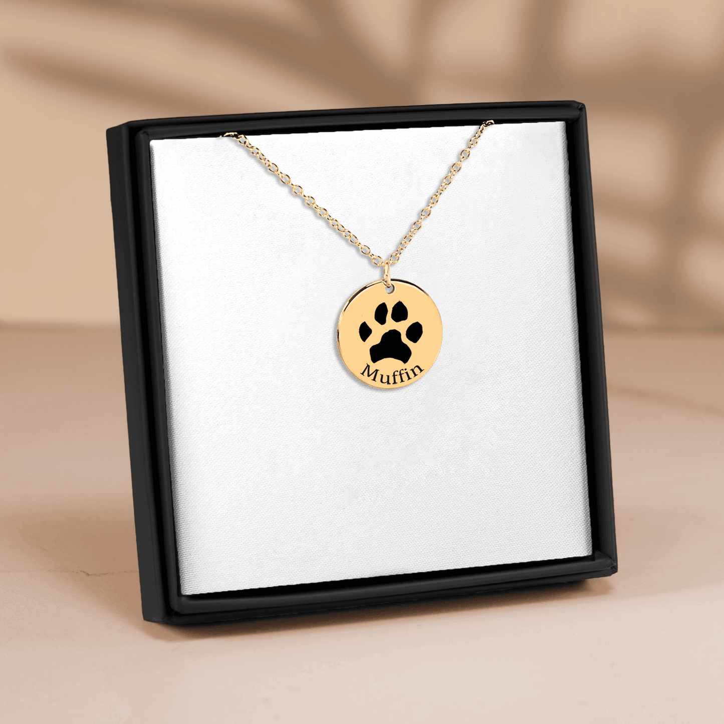Personalize Paw Print Necklace