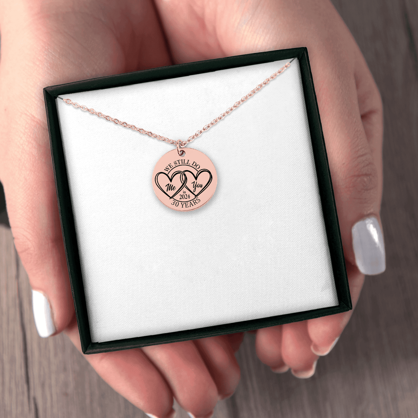 30th Years Anniversary Coin Necklace